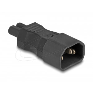 Power Adapter IEC 60320 - C14 to C7, M/F, 2.5 A, straight 80469