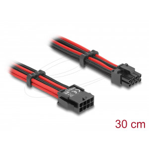 This extension cable can be used for power supply of a motherboard with 6 or 8 pin PCIe interface. 80975