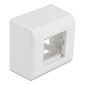 Ytmonterat hölje för Easy 45-moduler 82 x 82 mm, vit 81332