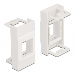 Easy 45-modul Keystone-hållare 22,5 x 45 mm, vit 81353