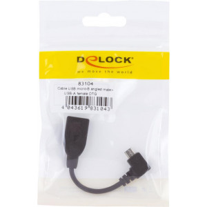 USB 3.0 cable, type A male - type B female, premium, 2m, black/red 83104