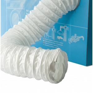 Ventilationslang 80°C, 127mm/5", 25m 83 3025 12703