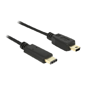 Cable USB Type-C™ 2.0 male > USB 2.0 Type Mini-B male 2.0 m black 83336