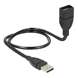 Cable USB 2.0 Type-A male > USB 2.0 Type-A female ShapeCable 0.5 m 83499