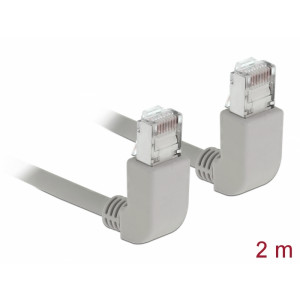 Network cable RJ45 Cat.5e SF/UTP upwards / upwards angled 2 m 83512