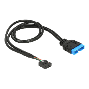 Cable USB 2.0 pin header F > USB 3.0 pin header M 45 cm 83776
