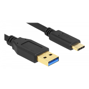 SuperSpeed ​​USB (USB 3.2 Gen 1) Kabel Typ-A till USB Type-C™ 2 m 84004