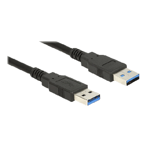 Cable USB 3.0 Type-A male > USB 3.0 Type-A male 5.0 m black 85064