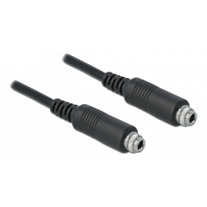 Cable Stereo Jack 3.5 mm female panel-mount > Stereo Jack 3.5 mm female panel-mount 25 cm 85115