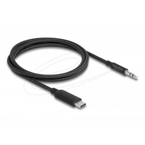 Audio Stereo Cable USB-C male to Stereo plug 3.5 mm 1 m 85208