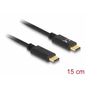 USB Type-C™ Charging Cable 15 cm PD 5 A with E-Marker 85356