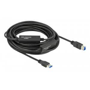 Active USB 3.2 Gen 1 Cable USB Type-A to USB Type-B 10 m 85380