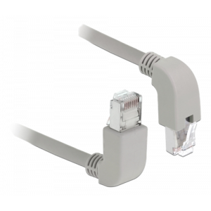 Nätverkskabel RJ45 Cat. 5e SF/UTP uppåtvinklad / nedåtvinklad 2 m 85854