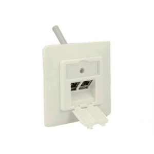 Keystone Wall Outlet 2 Port compact 86219
