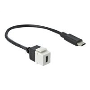 Keystone Module USB 3.0 C female > USB 3.0 C male with cable 86399