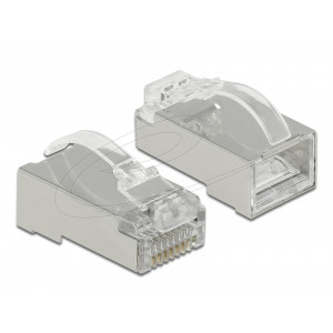 RJ45 Crimp+Cut+Curve plug Cat.6 STP 20 pieces 86474