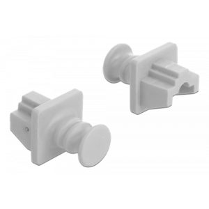 Dammskyd för RJ45 hona, 10 st, vit 86507