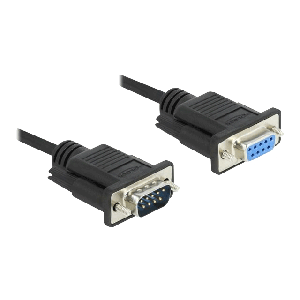 Serial Cable RS-232 D-Sub9 M-F with narrow plug housing 0.5 m 86613