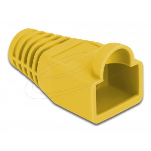 Strain relief for RJ45 plug yellow 20 pieces 86723