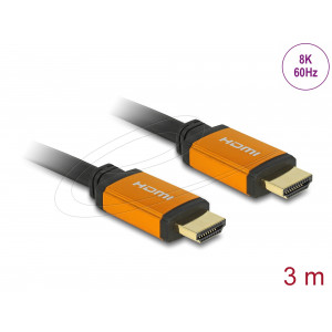 The HDMI cable supports Enhanced ARC (eARC). This allows HDMI devices such as Blu-ray players to be connected directly to the TV. The uncompressed audio signals are then transmitted directly and lossless to the connected sound system via the audio return 