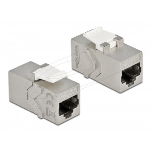 This module by Delock can be used to extend twisted pair cables. With its standardised dimensions it can be used for easy snap-in mounting in e.g. a Keystone patch panel, face plate or surface-mount box. 86996