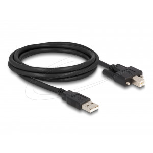 Cable USB 2.0 Type-A male to Type-B male with screws 2 m 87201