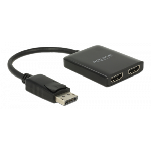 DisplayPort 1.2 Splitter 1 x DisplayPort in > 2 x HDMI out 4K 30 Hz 87720