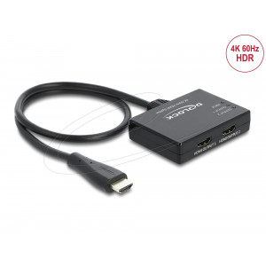 HDMI Splitter 1 x HDMI in > 2 x HDMI out 4K 60 Hz 87747