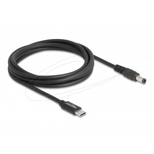 Laptop Charging Cable USB Type-C™ male to 5.5 x 2.1 mm male 87977