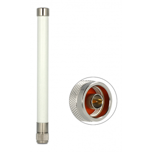 WLAN antenn, N hane, 4,5-7,0 dBi, 802. 11a/b/g/n/ac, vit 88822