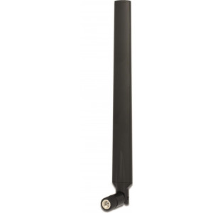 WLAN antenna RP-SMA ma, 3-5 dBi, 2.4/5GHz, omnidirectional, black 88898