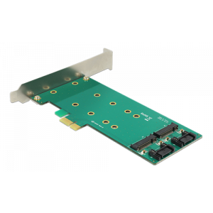Controller card, PCI-E, 2xM.2SATA B or B+M 89473