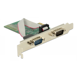 DeLock PCI Express Card 2 x D-Sub9