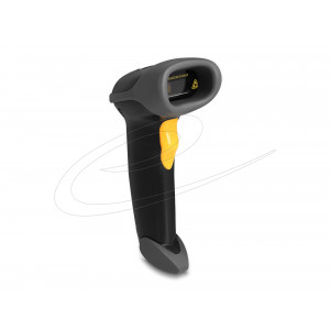 The USB cable will be connected to the scanner via RJ50 plug. The connection is flush, so that the cable can only be removed using with the included ejection tool. Thus there is always a firm connection between the scanner and the system.The scanner is su