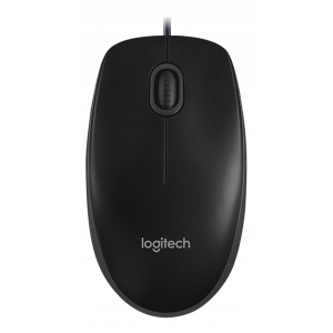 Mus Log. B100, Optical Mouse, White