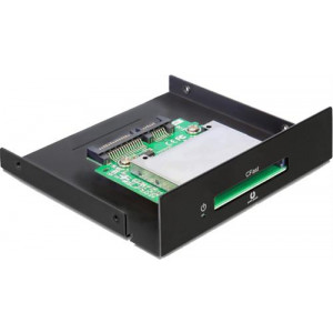 Minneskortläsare, intern/3,5", SATA, CFast, 1 slot. 91680