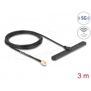 This 5G LTE antenna by Delock allows the usage of different 5G LTE bands inside and outside. It is completely compatible to GSM, UMTS, LTE, ZigBee, Z-Wave, NB-IoT, WLAN 2.4 GHz, Bluetooth, ISM and LoRa.5G unlike its predecessors LTE (4G) and UMTS (3G) wil