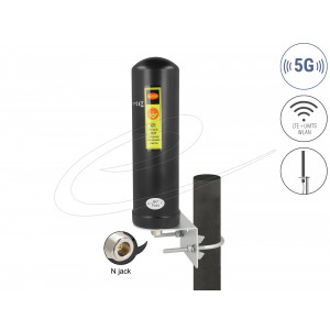 This 5G LTE antenna by Delock allows the usage of different 5G LTE bands inside and outside. It is completely compatible to GSM, UMTS, LTE, ZigBee, Z-Wave, NB-IoT, WLAN 2.4 GHz, Bluetooth, ISM and LoRa.5G unlike its predecessors LTE (4G) and UMTS (3G) wil
