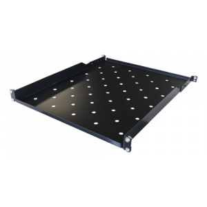 Fast hylla för G-serien, 1U, 566mm djup, för 800mm djupa skåp och uppåt. 983600330