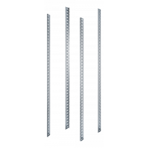 Blue zinc L-profiles for 600mm wide 42U G series cabinets 985601312