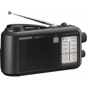 MMR-77 Matt Black Multi-powered AM/FM Receiver A500514