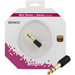 Teleadapter 6,3mm ha - 3,5mm stereo ho. AD-1-K