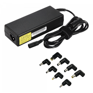 Universal strömadapter för laptops, 90W, 15-20V/6A (max), svart AFUA0908