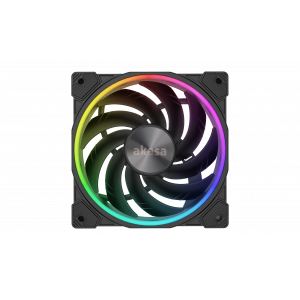 SOHO AR, Black LED Premium Cooling Fan with Addressable RGB - 120mm AK-FN108