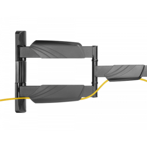 OFFICE Elegant fullt-artikulerande väggfäste, tiltbar, svängbar, 23"-55", 35 kg, svart ARM-0257