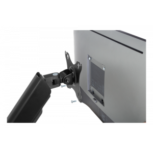 OFFICE Väggfäste med gasfjäder för dubbla skärmar, tilta, sväng, rotera, 17-32", VESA ARM-0361