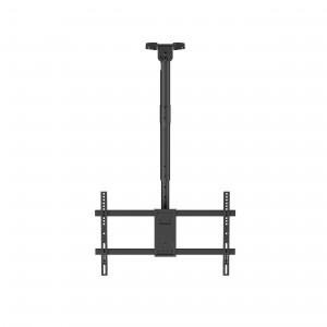 Maximize viewing flexibility with the this full-motion TV ceiling mount, providing exceptional versatility and universal compatibility. Easy assembly, heavy-duty construction, and a compact package ensure an excellent user experience. Its tiltable ceiling