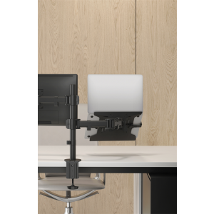 OFFICE Universellt laptophållare i stål, VESA, svart ARM-0540