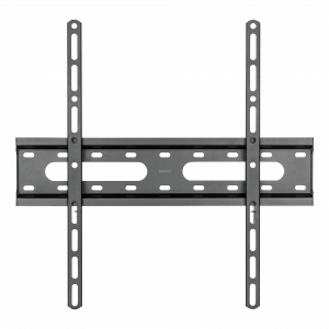 Fixed wall bracket for screens up to 70" and 45 kg in weight. The included bubble level helps you mounting it leveled. The wall bracket extends 27 mm from the wall. ARM-1100-B