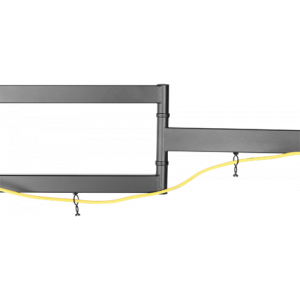 Fullt artikulerande 3-vägs väggfäste för monitor/tv, 32"-55", tilt, svängbar ARM-1200